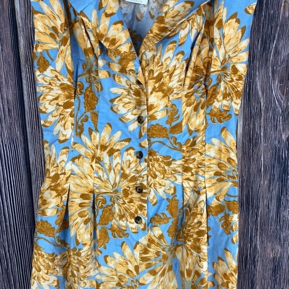 Free People Floral Jumpsuit- Size Large - Picture 5 of 16